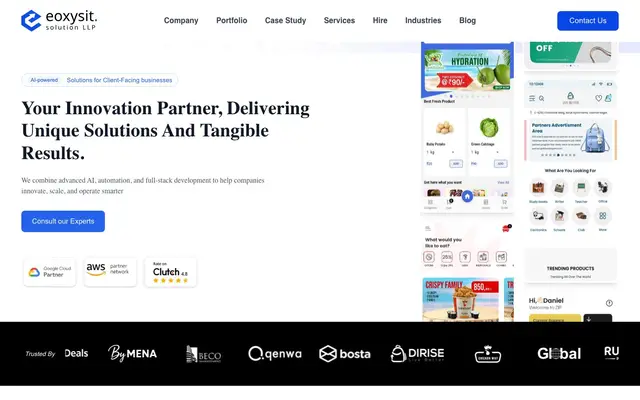 EoxysIT Solution LLP | AI Development Company website
