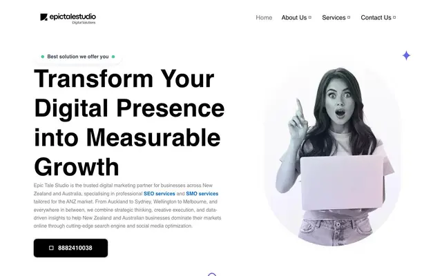 Epic Tale Studio website