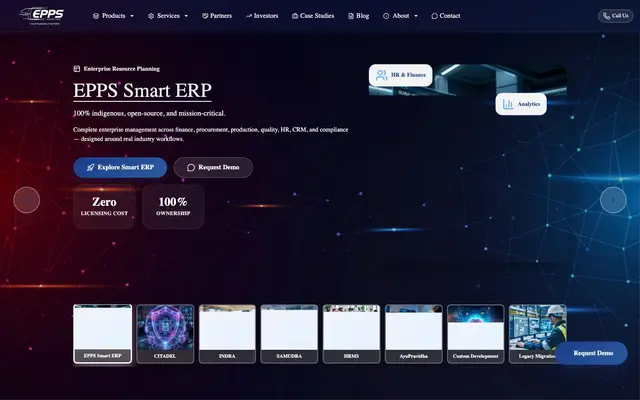 EPPS Infotech Limited website