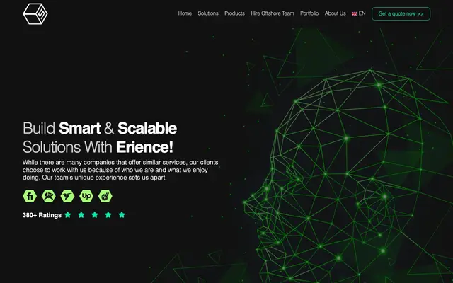 Erience Solutions website
