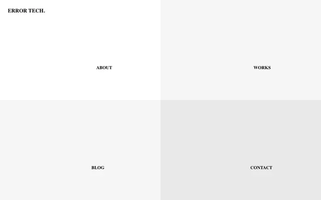 ERROR TECHNOLOGIES website