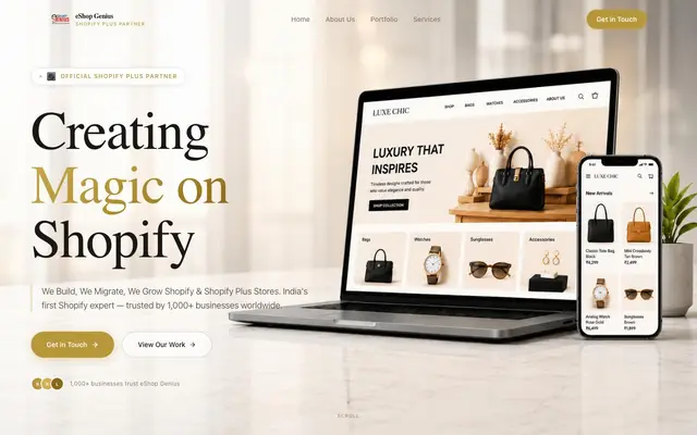 Eshop-Genius website