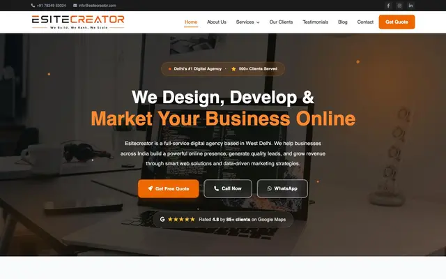 Esitecreator website