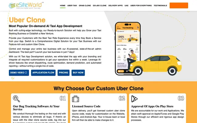 eSiteWorld TechnoLabs Pvt. Ltd. website
