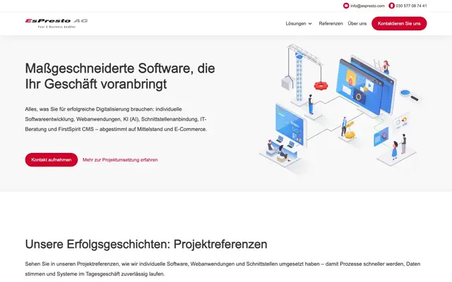 EsPresto AG website