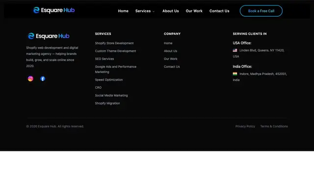 Esquare Hub website