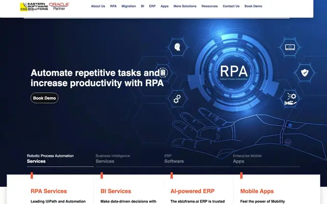 Eastern Software Solutions Pvt. Ltd website
