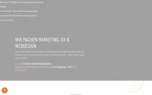 ESTHETIC WEBDESIGN & MARKETING BERLIN | Agentur & Akademie website