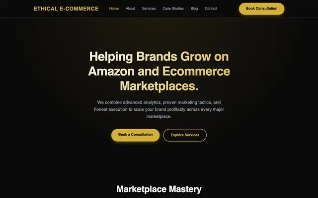 ETHICAL ECOMMERCE website