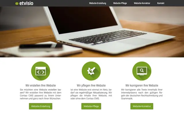 etvisio Website-Service website