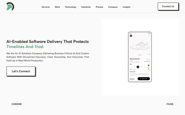 Evince Development Pvt. Ltd website