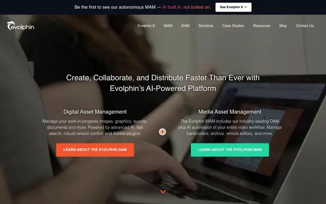 Evolphin Software website
