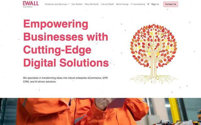 Ewall Solutions Pvt Limited website