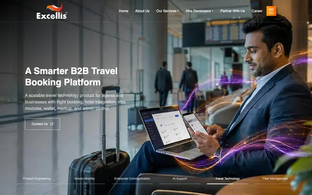Excellis IT Pvt. Ltd website