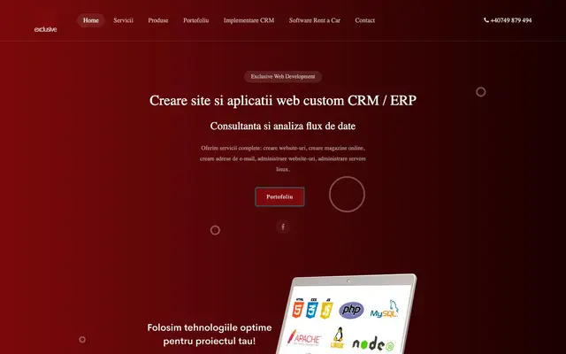 Exclusive Web Development Bucuresti website