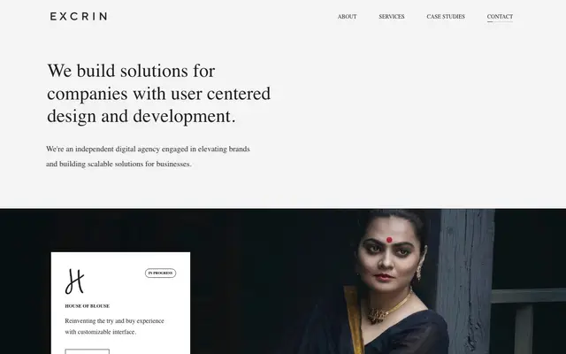 Excrin Digital Lab Pvt. Ltd. website