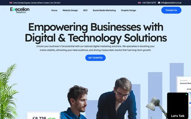 Execelion Solutions – Website Design and Development Services website
