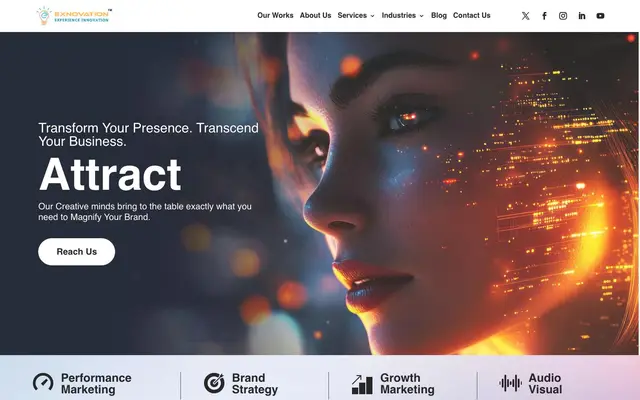 Exnovation Infolabs Pvt Ltd website