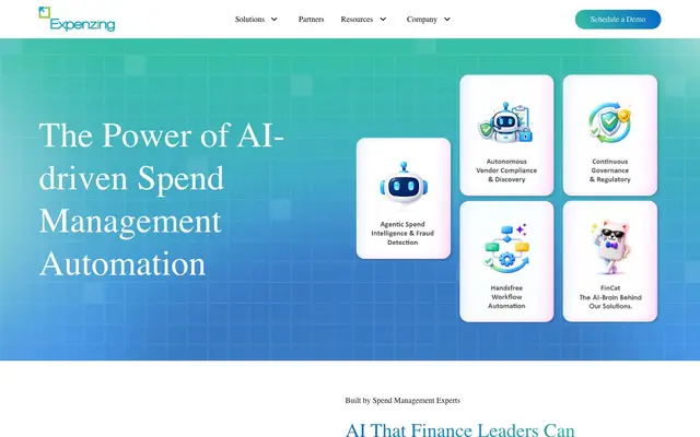 Expenzing website