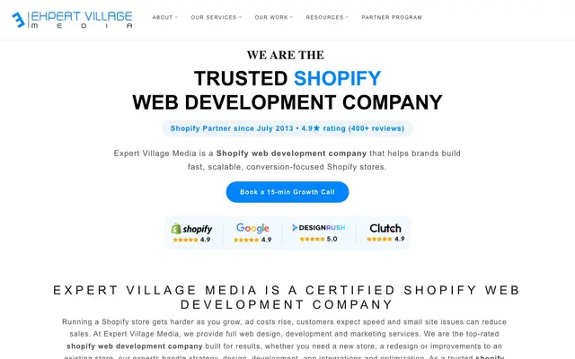 Expert Village Media Technologies website