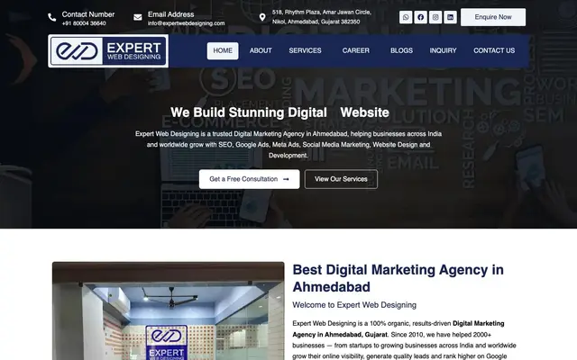 Expert Web Designing website