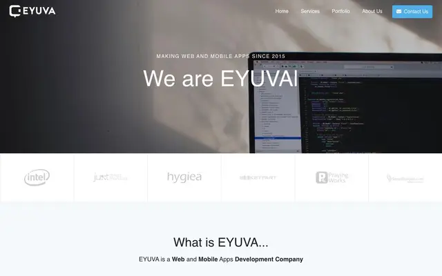 EYUVA Internet Pvt. Ltd. website