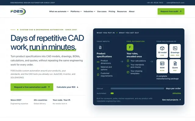 FDES Technologies Private Limited website