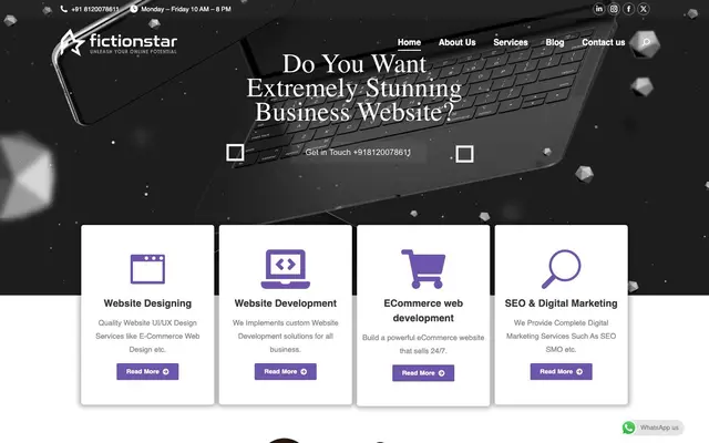 FictionStar website