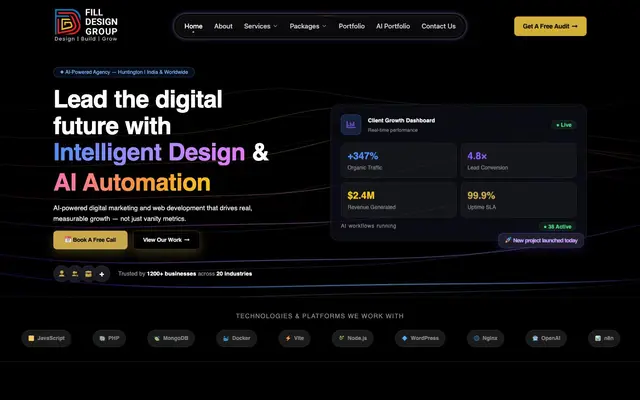 Fill Design Group website