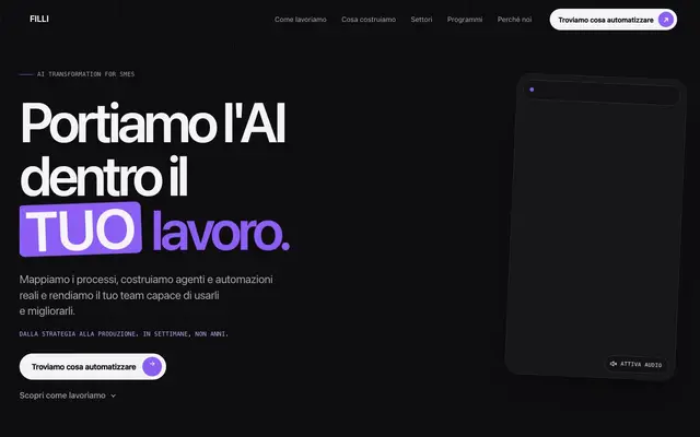 Filli srl website
