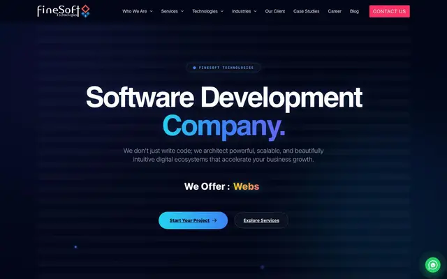 FineSoft Technologies | Web & Mobile App Solutions India website