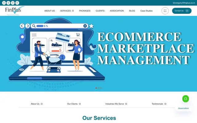 FinPlus-Ecommerce Marketplace website