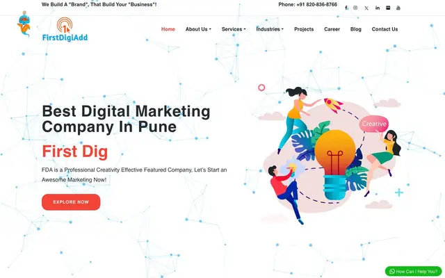 First DigiAdd website