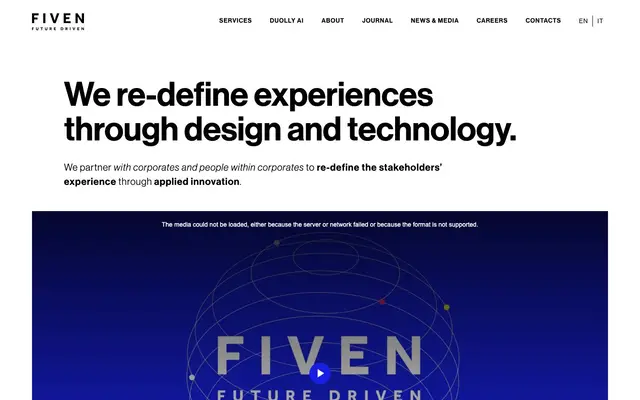 Fiven | Milano website