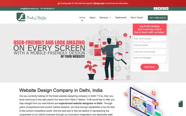 Flash n' Media website