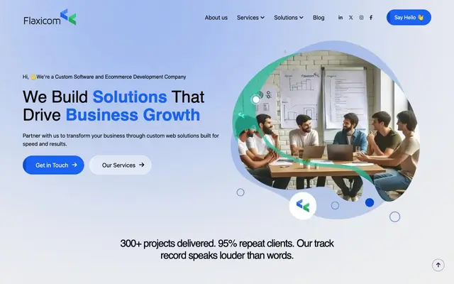 Flaxicom website