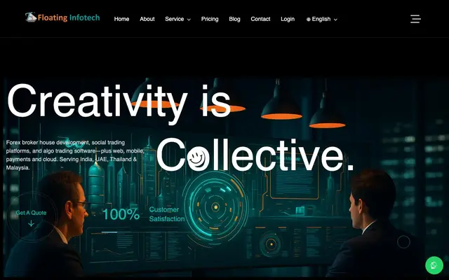 Floating Infotech Pvt Ltd website
