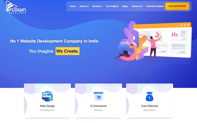 Flown Developer website