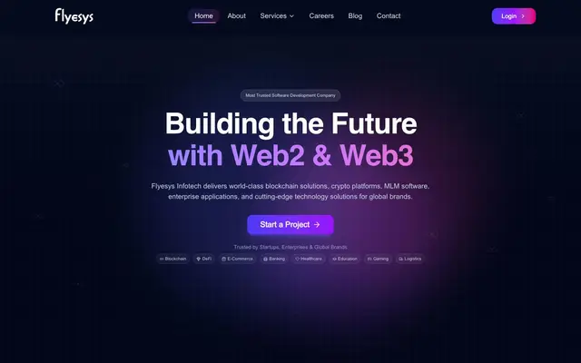 Flyesys Infotech website