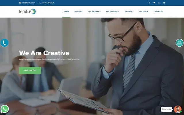 Forelius Technologies website