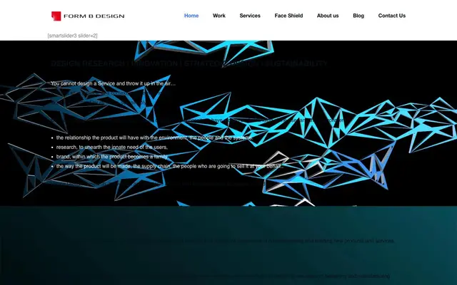 Form B Design and Research Pvt Ltd website