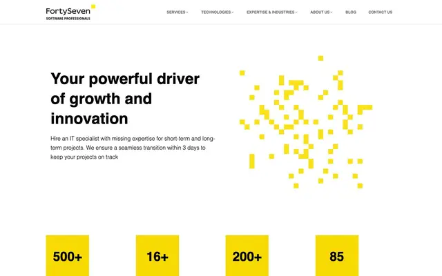 FortySeven Software Professionals website