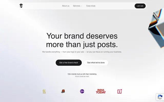 Four Pillars Media Agency website