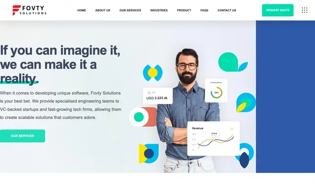 Fovty Solutions website