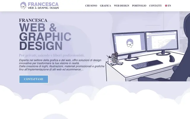 Francesca Web & Graphic Design website