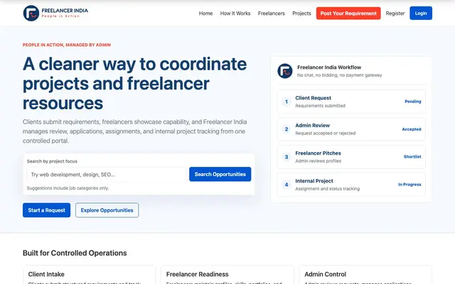 Freelancer India website