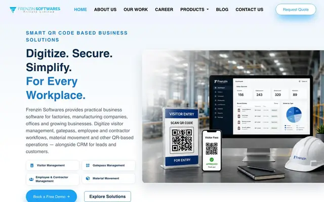Frenzin Softwares Private Limited website