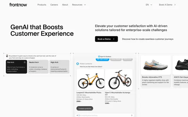 Frontnow GmbH website