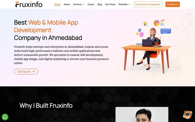 Fruxinfo Private Limited website