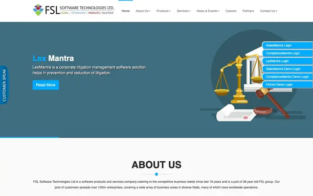 FSL Software Technologies Limited website